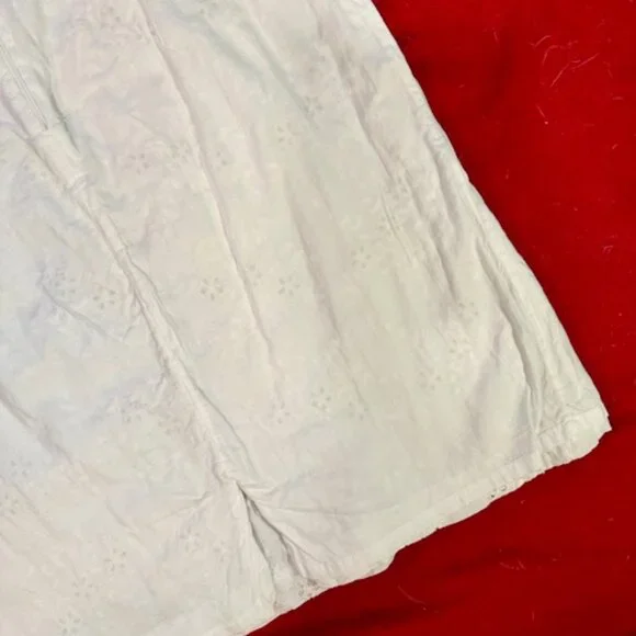 Charter Club White Eyelet dress - Size 10 - Picture 10 of 13